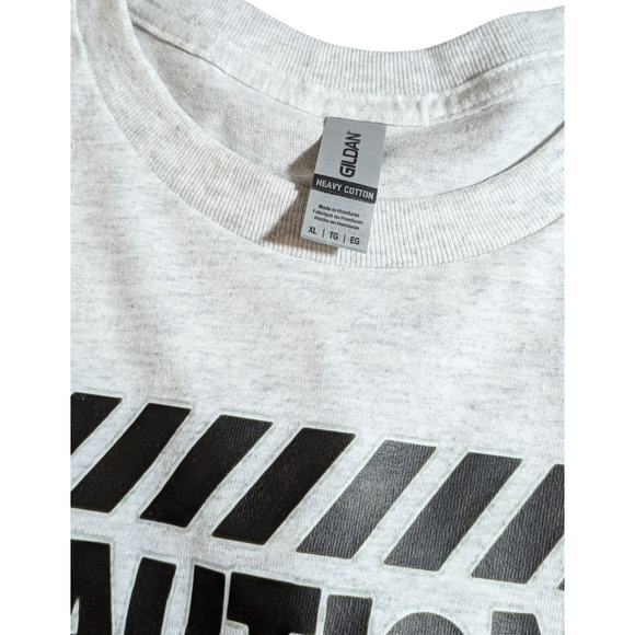 "Caution I Have No Filter" - Graphic Tee Shirt - Gray/Bk Logo - Size XL - NWOT - Picture 5 of 6